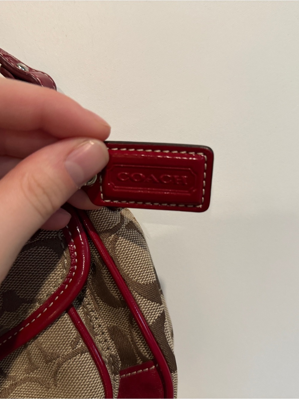 Coach Signature Legacy Shoulder Bag - Picture 4 of 11